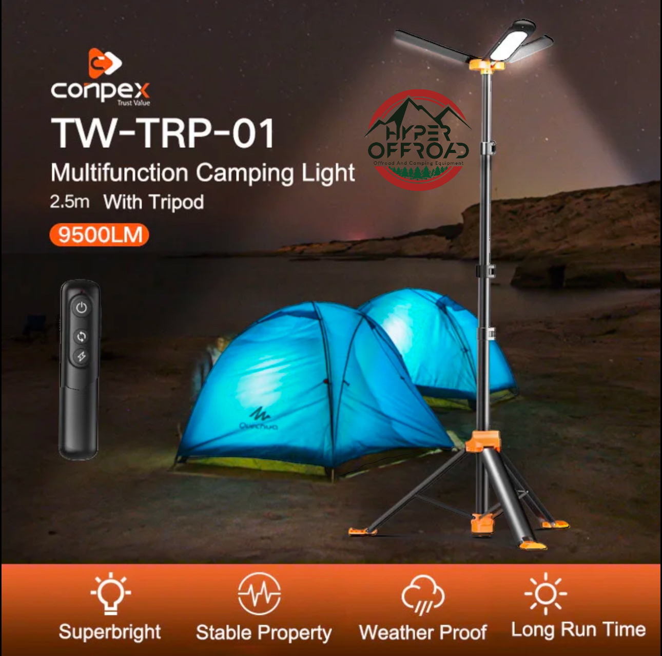 چراغ کمپینگ کانپکس مدل TW-TRP-01
