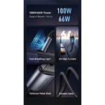 کابل فست شارژ USB به تایپ سی 100وات 6 آمپر مک دودو مدل CA-5180 طول 1.2متر