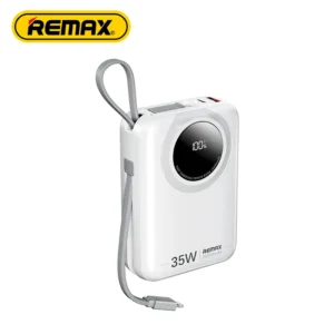 پاوربانک فست شارژ 20 هزار به همراه کابل ریمکس مدل RPP-73