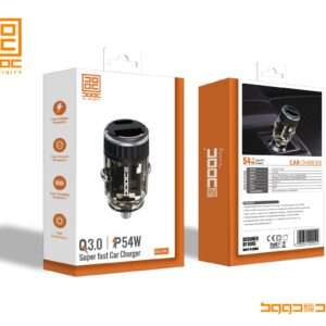 شارژر فندکی 54W دووک مدل DOOC DCC554