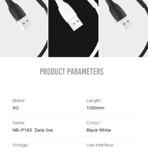 کابل شارژ micro ایکس او مدل XO NB-P163