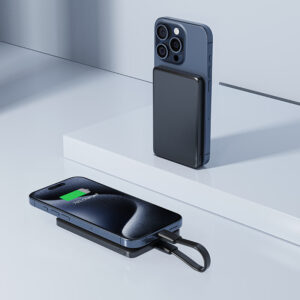 پاوربانک 5000 میلی آمپر مگ سیف ایس فست مدل acefast M8 Wireless
